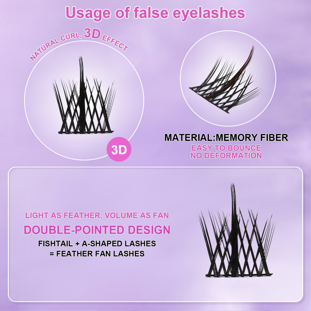 Lông mi giả Cotremyp 10 hàng mềm mại 11-13mm