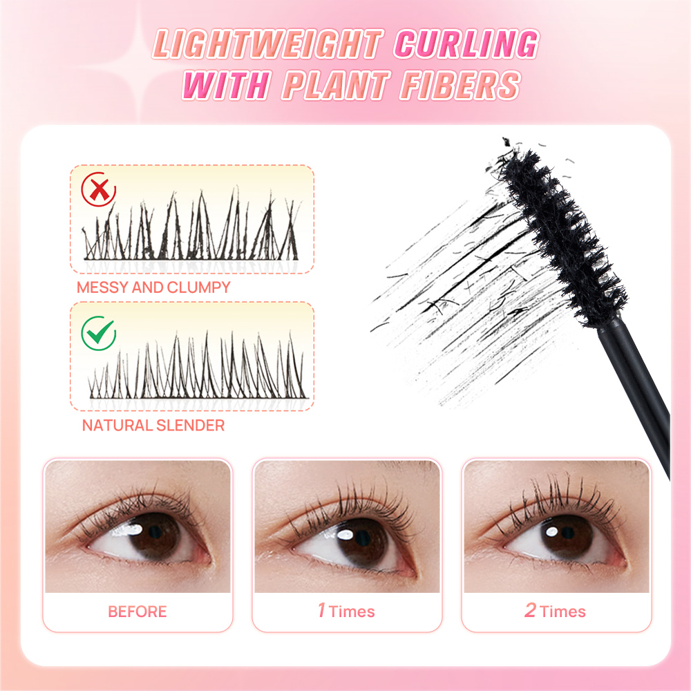 Mascara SANIYE M1048 lâu trôi màu đen tự nhiên 10g