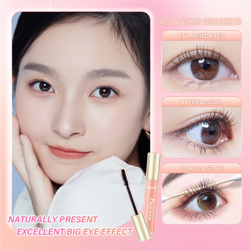 Mascara SANIYE M1048 lâu trôi màu đen tự nhiên 10g