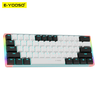 Bàn phím cơ gaming e-yooso z11t usb 60% 61 phím có dây dành cho máy tính du lịch