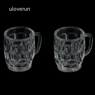 Uloverun Set 2 Ly Rượu mini Tỉ Lệ 1: 12 Cho Nhà Búp Bê vn