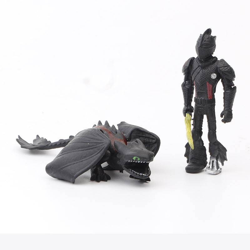 DISNEY Set 8 Mô Hình Đồ Chơi Nhân Vật Phim How To Train Your Dragon Bằng PVC