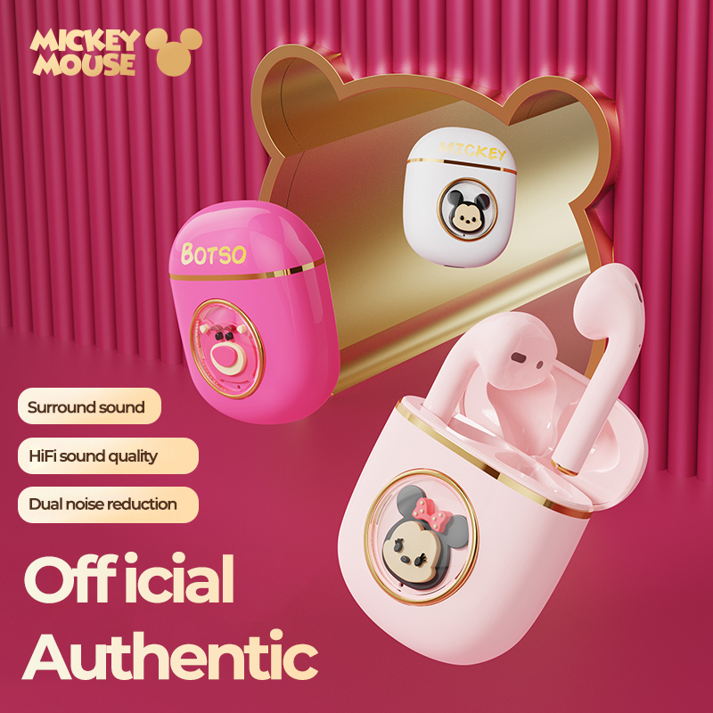 DISNEY Tai Nghe Bluetooth 5.3 TWS X88 Pro Chống Nước Kèm Mic Thoại