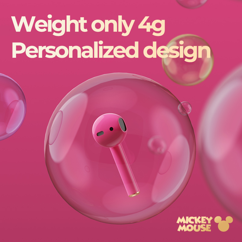 DISNEY Tai Nghe Bluetooth 5.3 TWS X88 Pro Chống Nước Kèm Mic Thoại