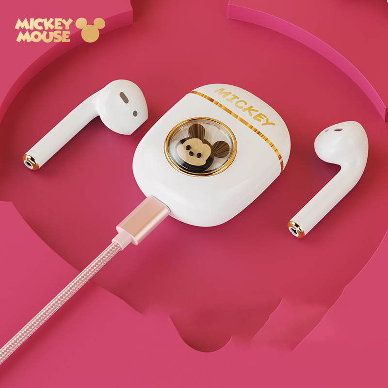 DISNEY Tai Nghe Bluetooth 5.3 TWS X88 Pro Chống Nước Kèm Mic Thoại