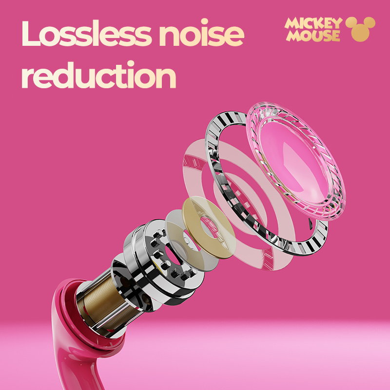 DISNEY Tai Nghe Bluetooth 5.3 TWS X88 Pro Chống Nước Kèm Mic Thoại