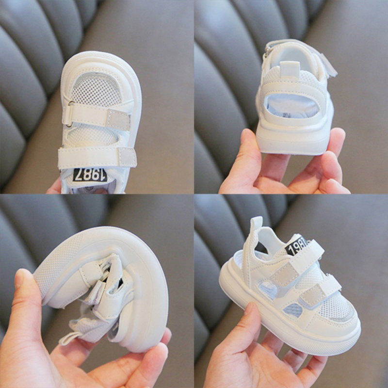 Giày Thể Thao Đế Mềm Siêu Nhẹ Phối Lưới Thoáng Khí Thời Trang Mùa Hè Cho Bé