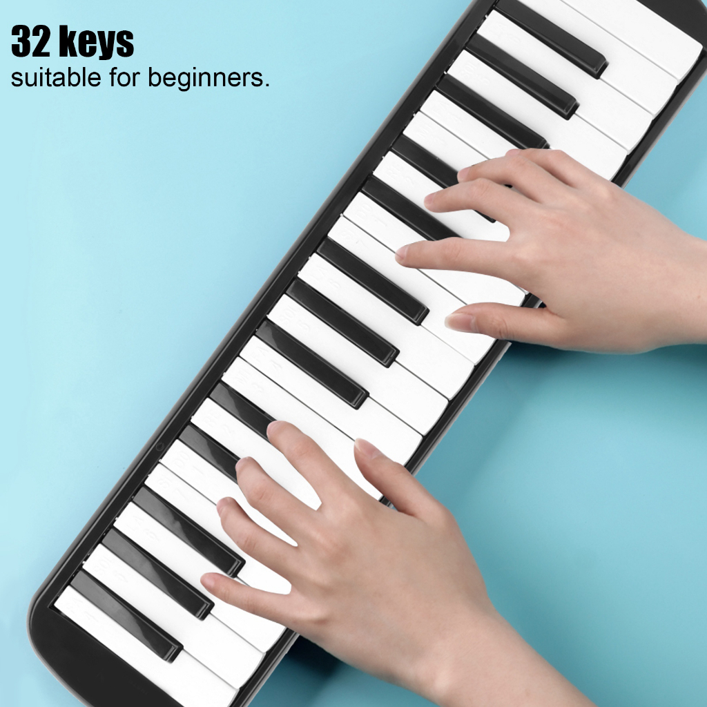 Kèn melodica 32 phím, Kèn Melodica, Melodica 32 Phím Gió Nhạc Cụ Thích Hợp Cho Người Mới Bắt Đầu Tập Túi AKOASM