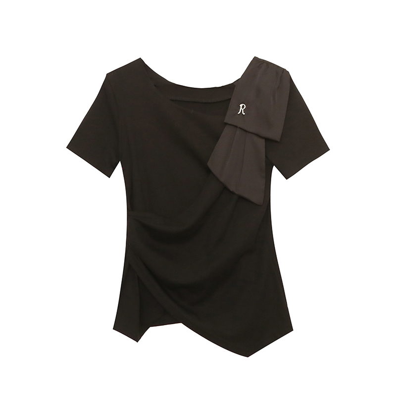Áo Thun Cotton Tay Ngắn Dáng Ôm Thời Trang Mùa Hè 2023 Cho Nữ Size 3XL
