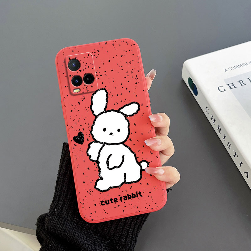 Ốp Điện Thoại Tpu Hình Ba Chú Thỏ Cho Vivo Y32 Vivo Y21 2021 / Y33S Vivo Y21S 4G Vivo Y73 2020 4G Vivo Z1PRO Vivo T1