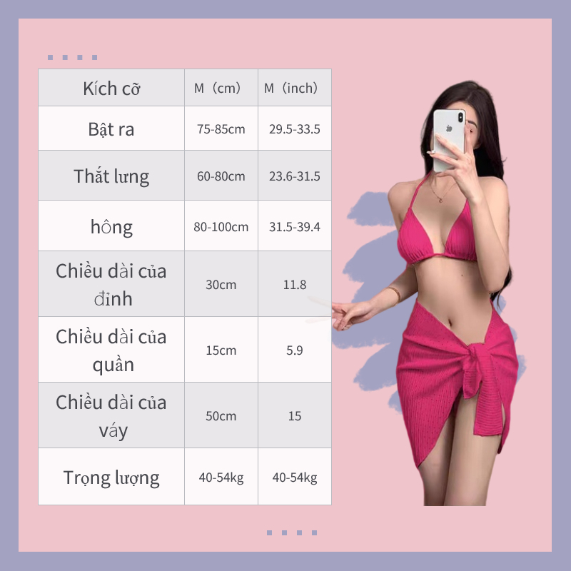 Bộ Đồ Bơi Ba Mảnh Không Tay 4 Màu Trơn Co Giãn Thanh Lịch Thời Trang 2023