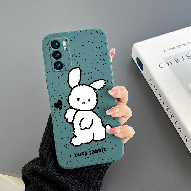 Ốp Điện Thoại Tpu Họa Tiết Ba Chú Thỏ Dễ Thương Cho RENO 6 RENO 6Pro RENO 6Pro plus RENO 6Z FINDX3 / x3pro FINDX5