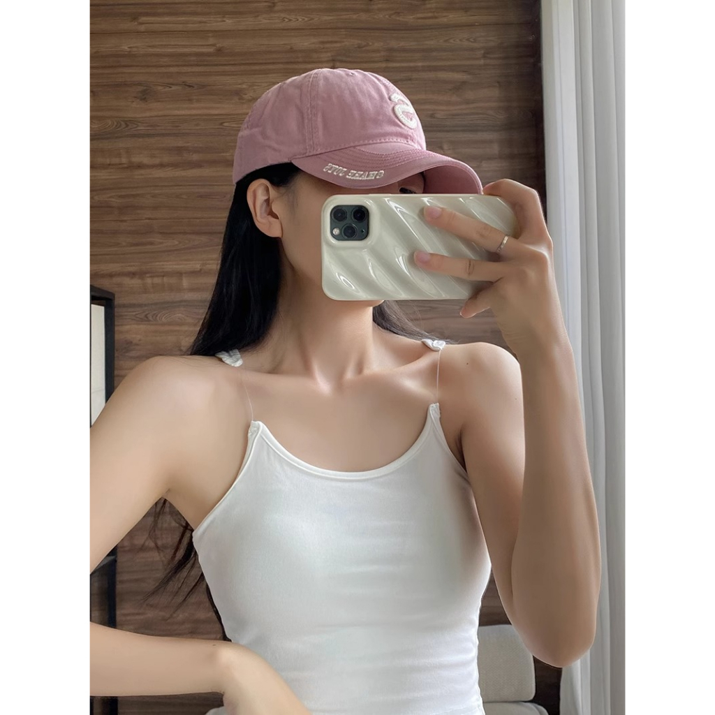 Mũ Lưỡi Trai Mềm Thêu Chữ Phong Cách Hàn Quốc Cho Cặp Đôi