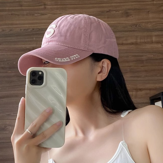 Mũ Lưỡi Trai Mềm Thêu Chữ Phong Cách Hàn Quốc Cho Cặp Đôi