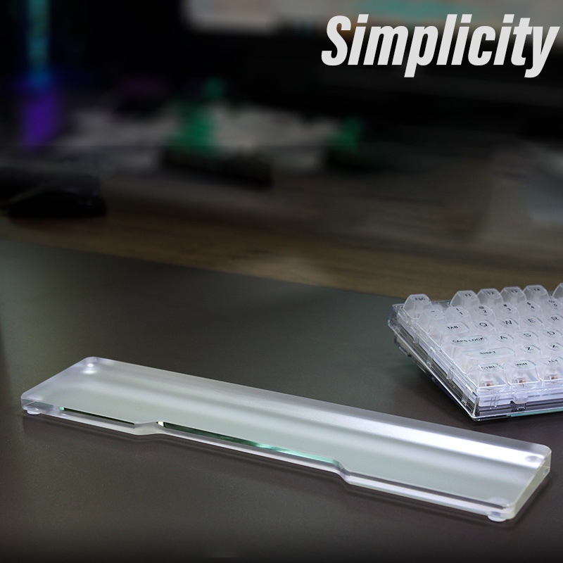 Đệm Kê Cổ Tay Khi Sử Dụng Bàn Phím Bằng Acrylic Và Kim Loại Tùy Chỉnh LW-L