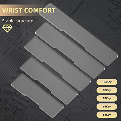 Đệm Kê Cổ Tay Khi Sử Dụng Bàn Phím Bằng Acrylic Và Kim Loại Tùy Chỉnh LW-L