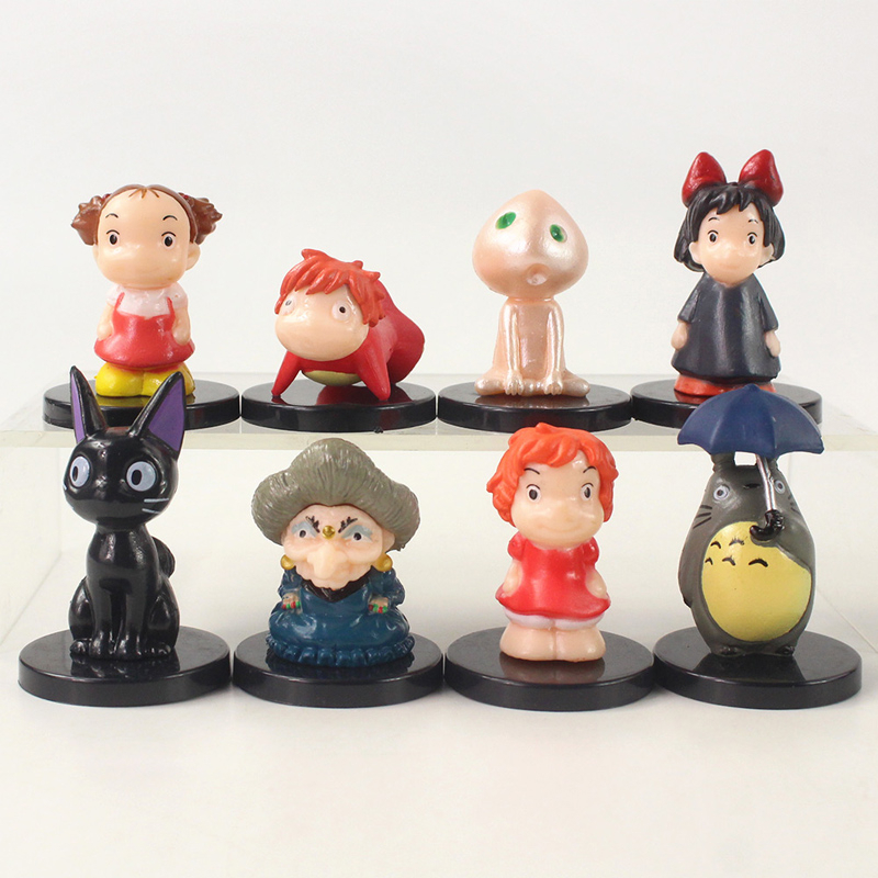 Set 8 Mô Hình Nhân Vật Phim Hoạt Hình Hàng Xóm Tôi Là Totoro