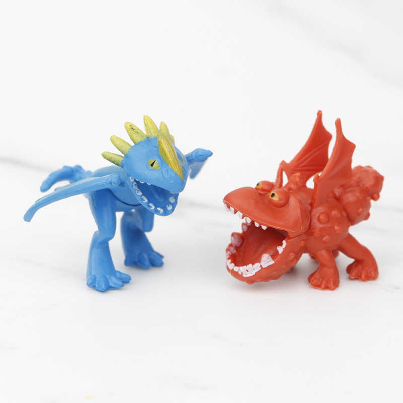 DISNEY Set 10 Mô Hình Khủng Long Phim How To Train Your Dragon
