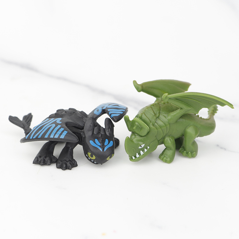 DISNEY Set 10 Mô Hình Khủng Long Phim How To Train Your Dragon