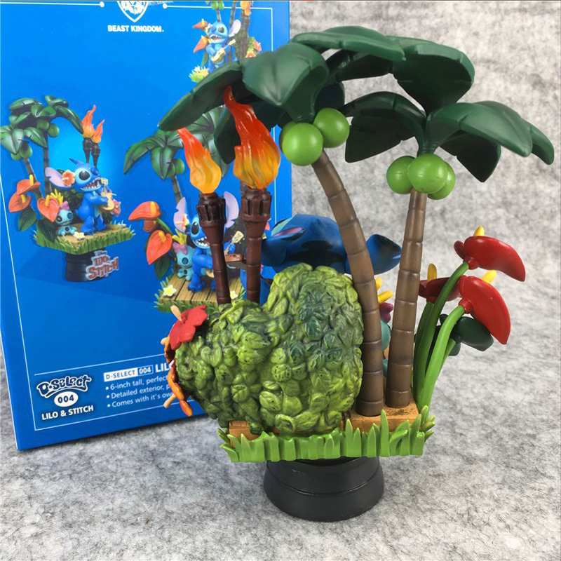 DISNEY Mô Hình Nhân Vật Lilo & Stitch 16cm Trang Trí Đáng Yêu