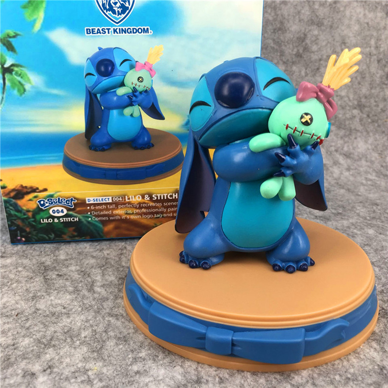 DISNEY Mô Hình Nhân Vật Lilo & Stitch 16cm Trang Trí Đáng Yêu