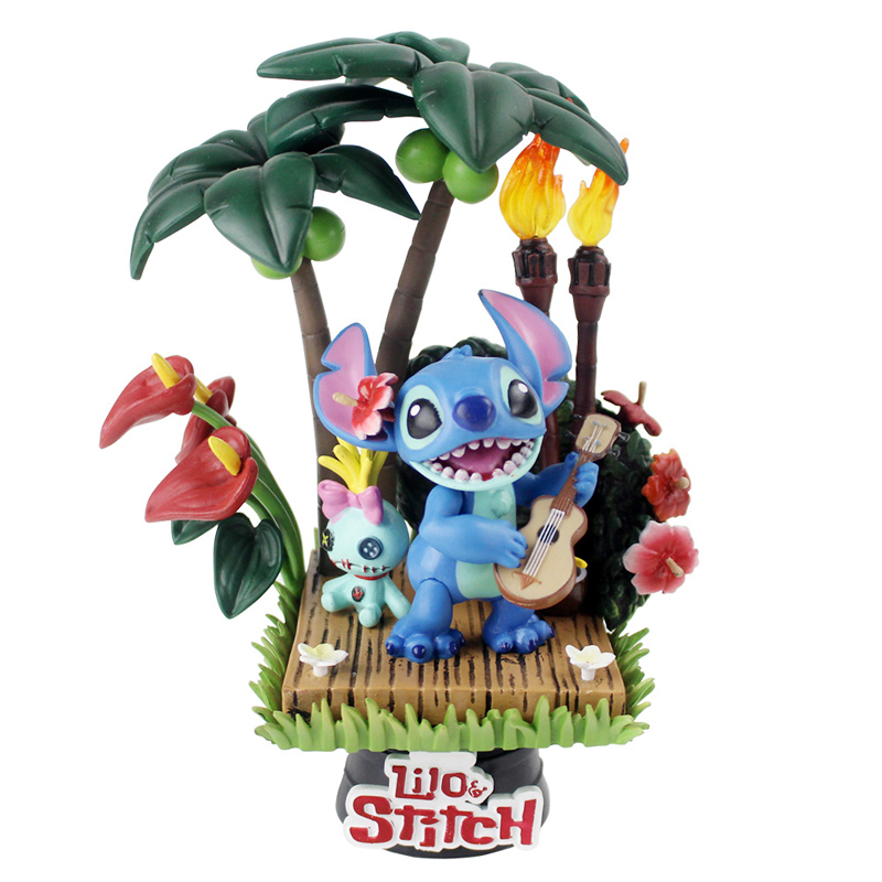 DISNEY Mô Hình Nhân Vật Lilo & Stitch 16cm Trang Trí Đáng Yêu