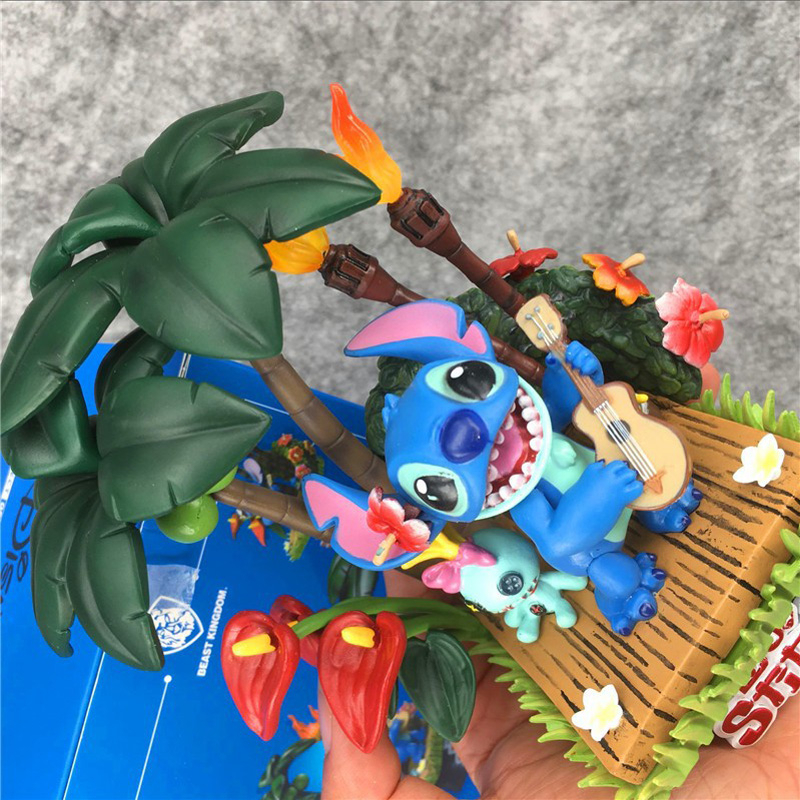 DISNEY Mô Hình Nhân Vật Lilo & Stitch 16cm Trang Trí Đáng Yêu