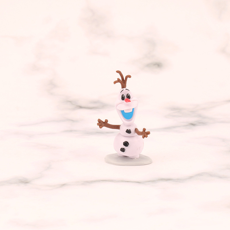 DISNEY Bộ 6 Mô Hình Nhân Vật Phim Frozen Anna Elsa