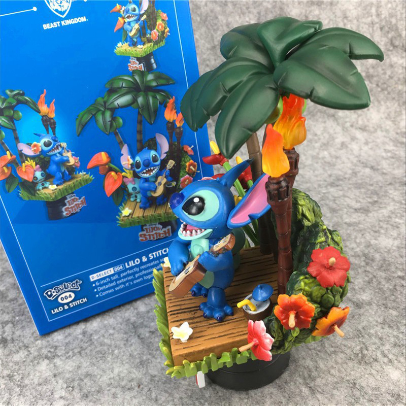 DISNEY Mô Hình Nhân Vật Lilo & Stitch 16cm Trang Trí Đáng Yêu