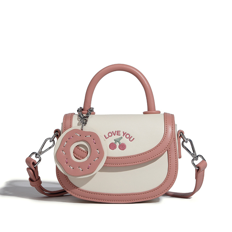 Túi Xách Đeo Vai Hình Yên Ngựa Ielgy Nhật Bản Màu Be Dễ Thương Nhỏ Gọn Thời Trang Mùa Xuân Cho Nữ