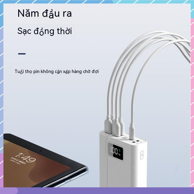 Sạc Dự Phòng 100W 30000 / 40000 / 5000Mah Công Suất Cao Hai Chiều Đa Năng Cho Samsung / Xiaomi / oppo / vivo
