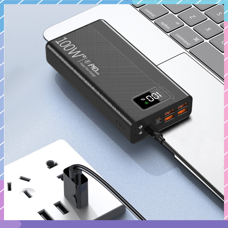 Sạc Dự Phòng 100W 30000 / 40000 / 5000Mah Công Suất Cao Hai Chiều Đa Năng Cho Samsung / Xiaomi / oppo / vivo