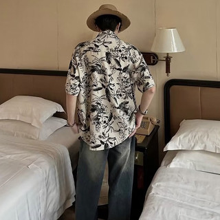 SAY CHIC Áo sơ mi nam thời trang hè cá tính