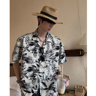 SAY CHIC Áo sơ mi nam thời trang hè cá tính