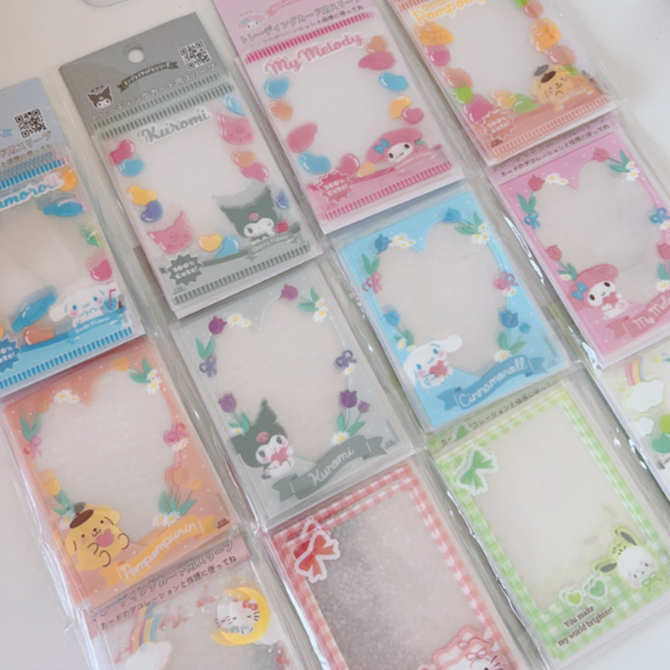 Nhật Bản dễ thương Sanrio miệng phẳng chủ thẻ kinh doanh Cinnamon cuộn không thấm nước chủ thẻ kinh doanh giai điệu DIY chủ thẻ kinh doanh Plin phim hoạt hình rõ ràng chủ thẻ kinh doanh quà tặng văn phòng phẩm sinh viên