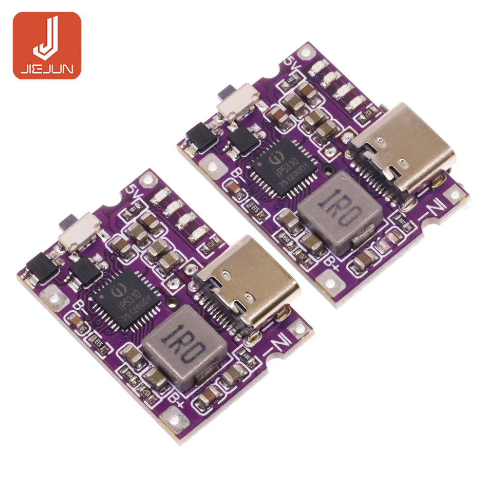 Mô Đun Sạc Pin Lithium Tăng Áp USB 5V Sang 4.2V 3A IP5310