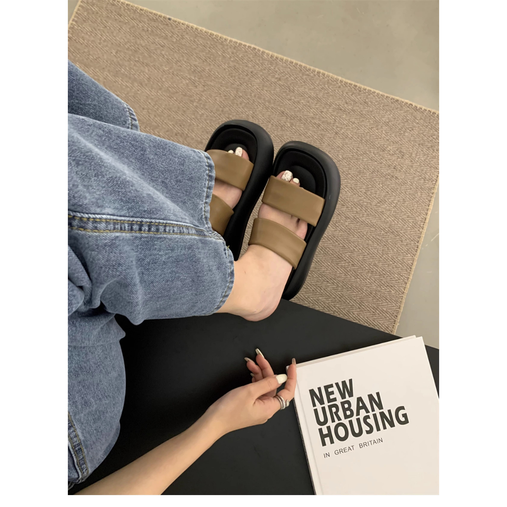 Sandal Đế Dày Thời Trang Mùa Hè 2023 Phong Cách Mới Cho Nữ