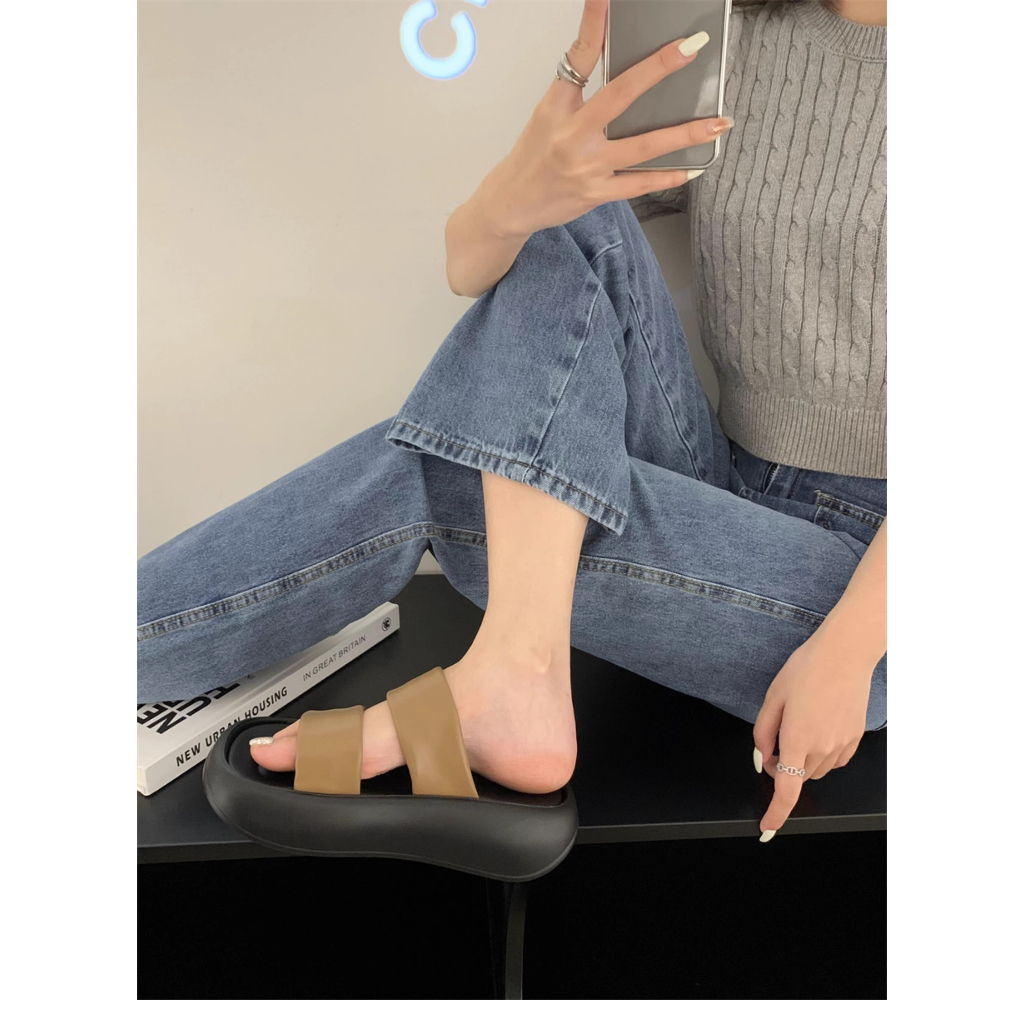 Sandal Đế Dày Thời Trang Mùa Hè 2023 Phong Cách Mới Cho Nữ