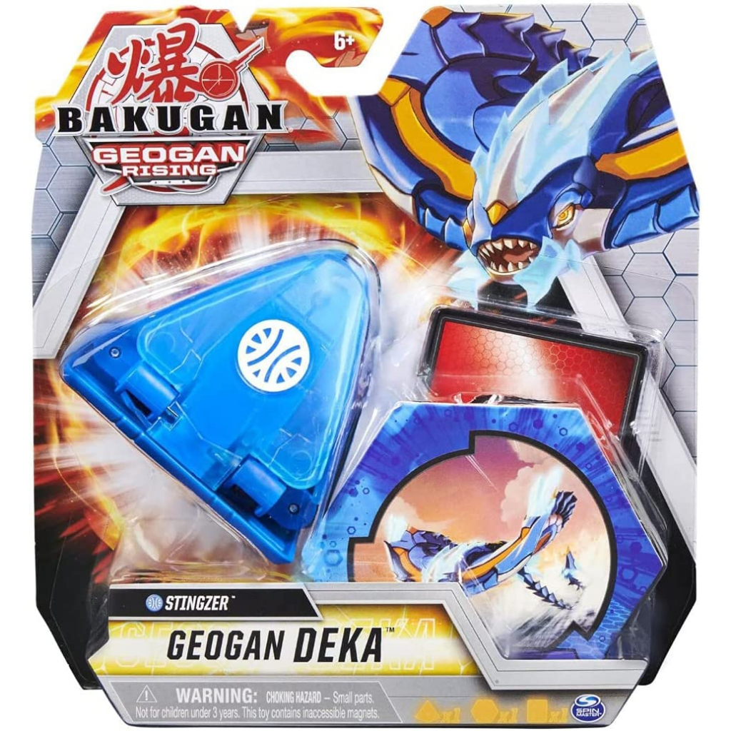 Bakugan Geogan Rising 2021 Geogan Deka Aquos Stingzer, Jumbo Collectible Transforming Figure Mô Hình Đồ Chơi Nhân Vật Bakugan Geogan 2021 Geogan Deka Aquos Stingzer Jumbo