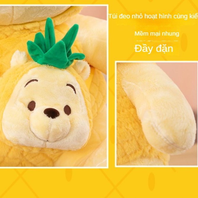 Búp Bê Nhồi Bông Hình Gấu / Quả Dứa Disney Dễ Thương Cho Bé Gái