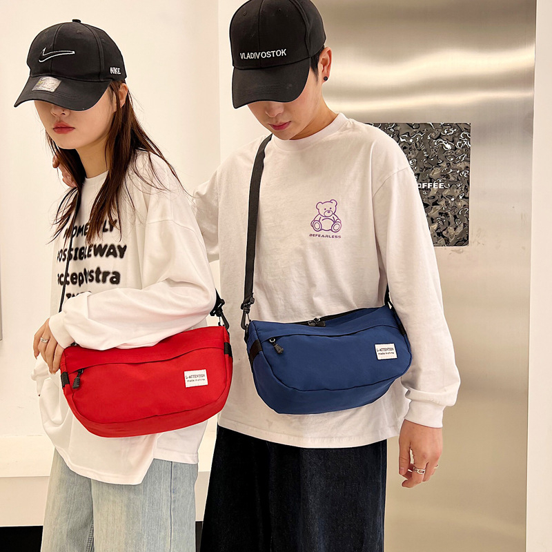 HT XIANSHENG Túi Xách Thể Thao Sức Chứa Lớn Đơn Giản Thời Trang Nhật Hàn Cho Nam Và Nữ