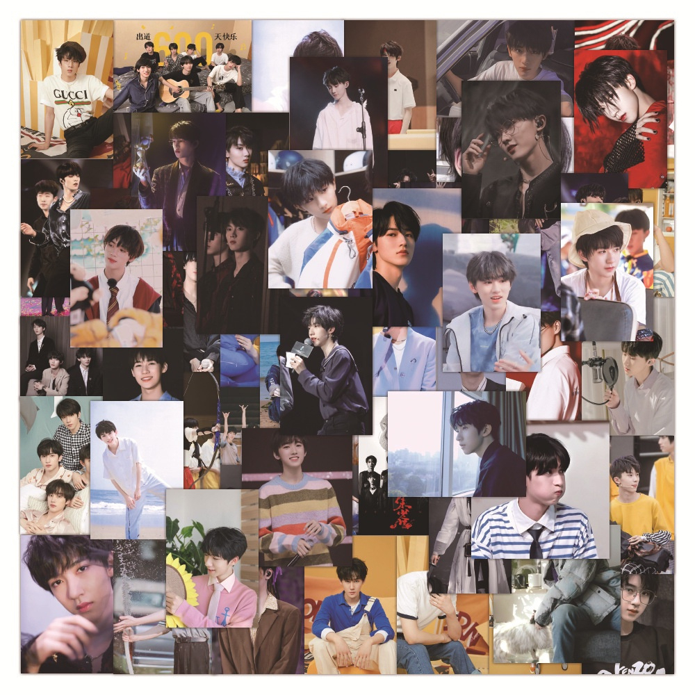 Set 240 / 120 / 60 Miếng Dán Hình Nhóm Nhạc Nam Trang Trí Laptop / Điện Thoại / Notebook