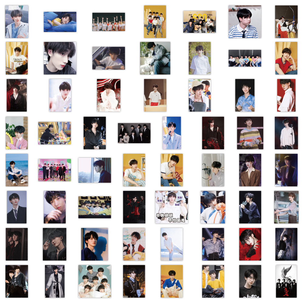 Set 240 / 120 / 60 Miếng Dán Hình Nhóm Nhạc Nam Trang Trí Laptop / Điện Thoại / Notebook