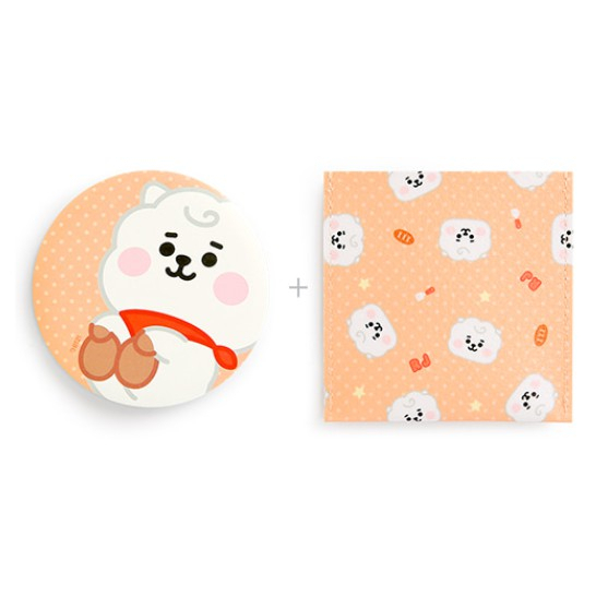 Gương Cầm Tay Bỏ Túi Hình BT21 Dễ Thương Cho Bé