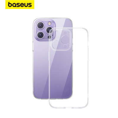 Ốp Điện Thoại Baseus Cho Phone 12 11 Pro Max Mềm Trong Suốt Bảo Vệ Toàn Bộ Ống Kính