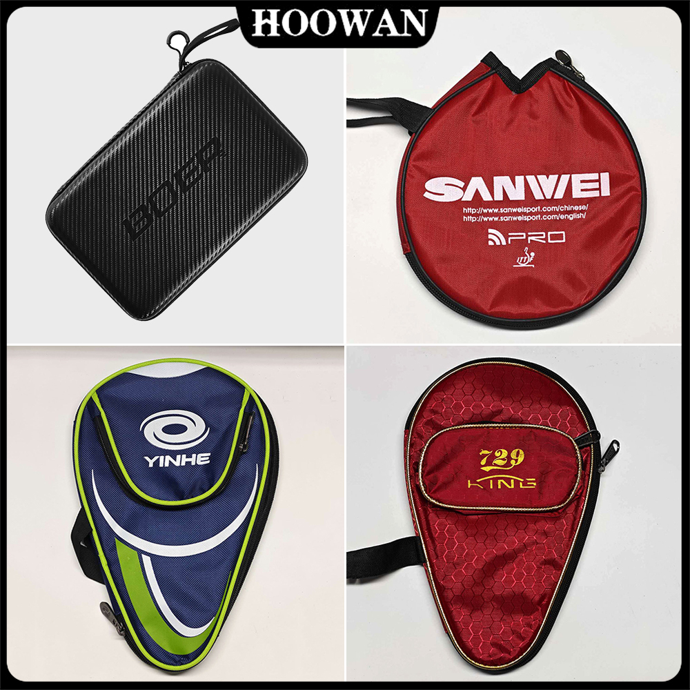 Túi Đựng Bảo Vệ Vợt Bóng Bàn SANWEI / YINHE / BOER / HUIESON Pingpong Bằng Cao Su