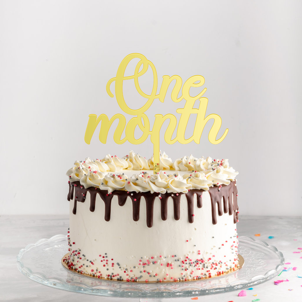 Set 10 Que Cắm Trang Trí Bánh Kem Bằng Acrylic Toàn Diện Cho Bé Sơ Sinh 1-12 Tháng Tuổi