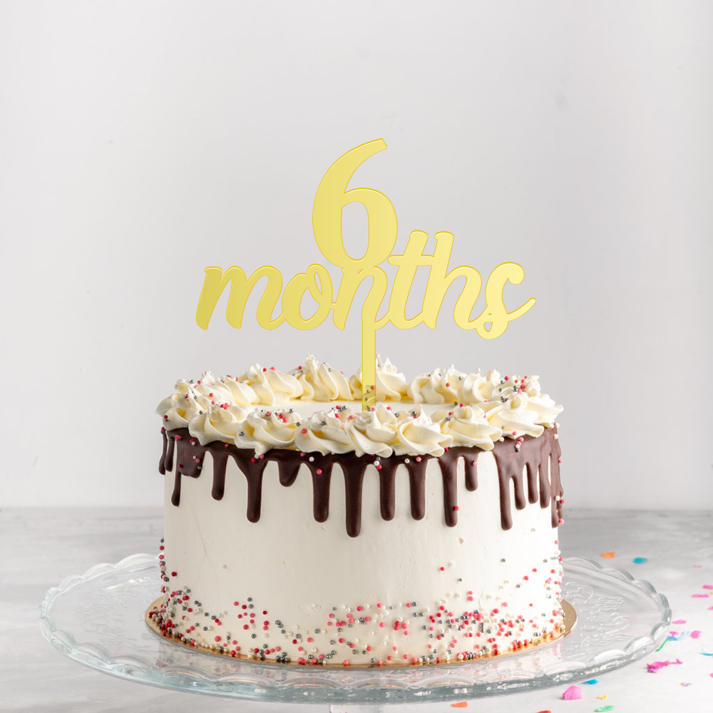 Set 10 Que Cắm Trang Trí Bánh Kem Bằng Acrylic Toàn Diện Cho Bé Sơ Sinh 1-12 Tháng Tuổi