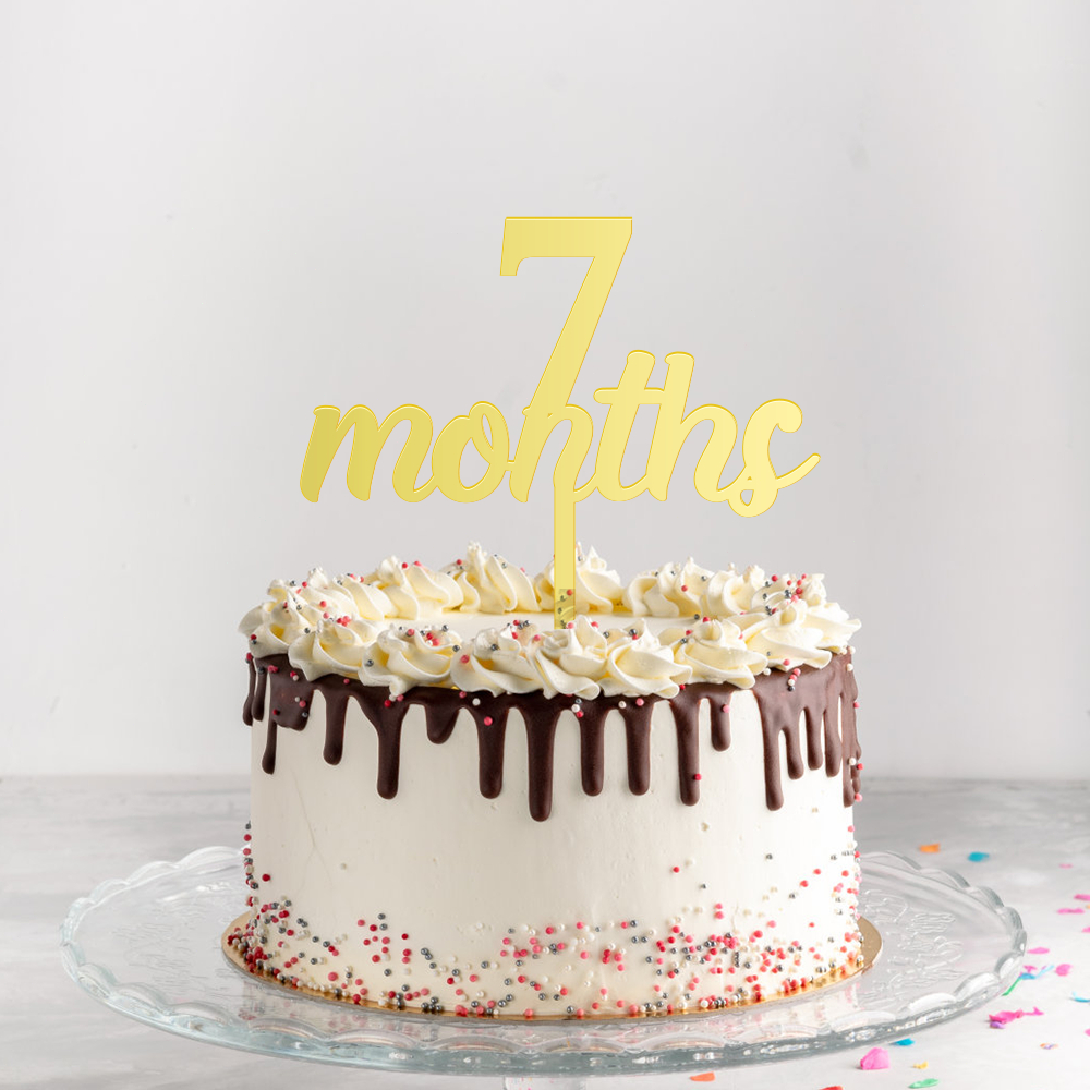 Set 10 Que Cắm Trang Trí Bánh Kem Bằng Acrylic Toàn Diện Cho Bé Sơ Sinh 1-12 Tháng Tuổi