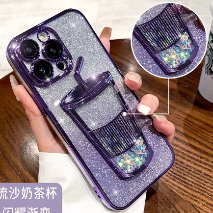 Ốp Điện Thoại Cát Chảy Màu Gradient Cho iPhone 11 11promax 12 12Pro 13 13Pro 13promax 14 14Pro 14promax